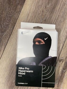 Nike Black Pro Hyperwarm Hood Balaclava